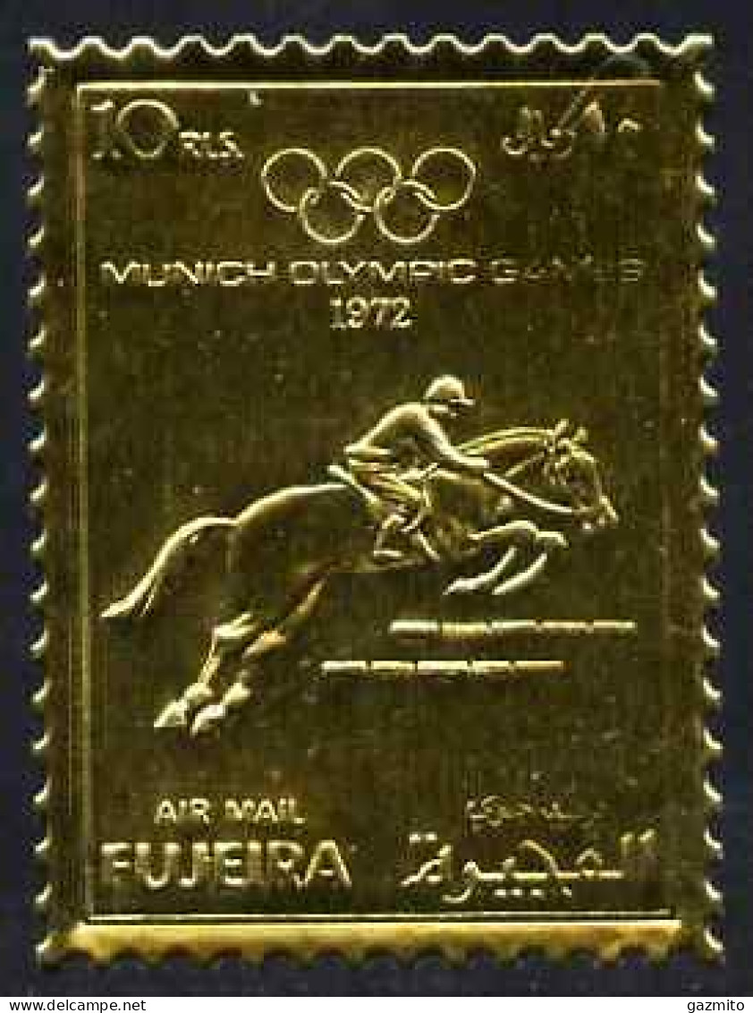 Fujeira 1972, Olympic Games In Munich, Show Jumping, 1val GOLDEN - Fudschaira