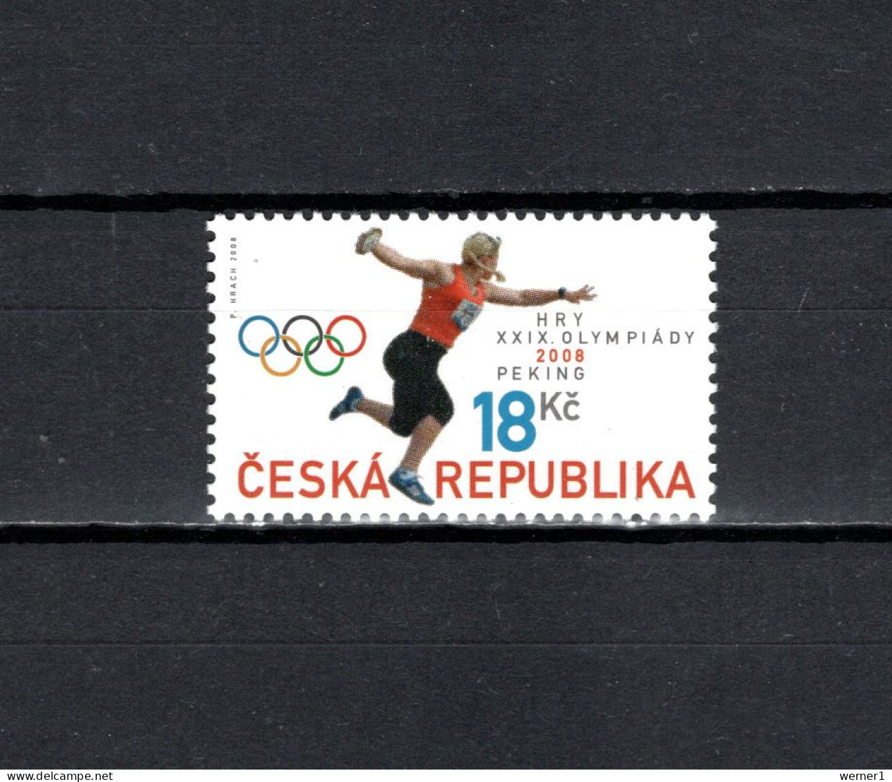 Czech Republic 2008 Olympic Games Beijing Stamp MNH - Estate 2008: Pechino