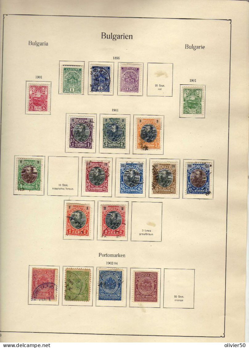 Bulgarie - (1896-1904)   -Armoiries - Alexandre Ier - Taxes - Oblit - Quelques Neufs - Used Stamps