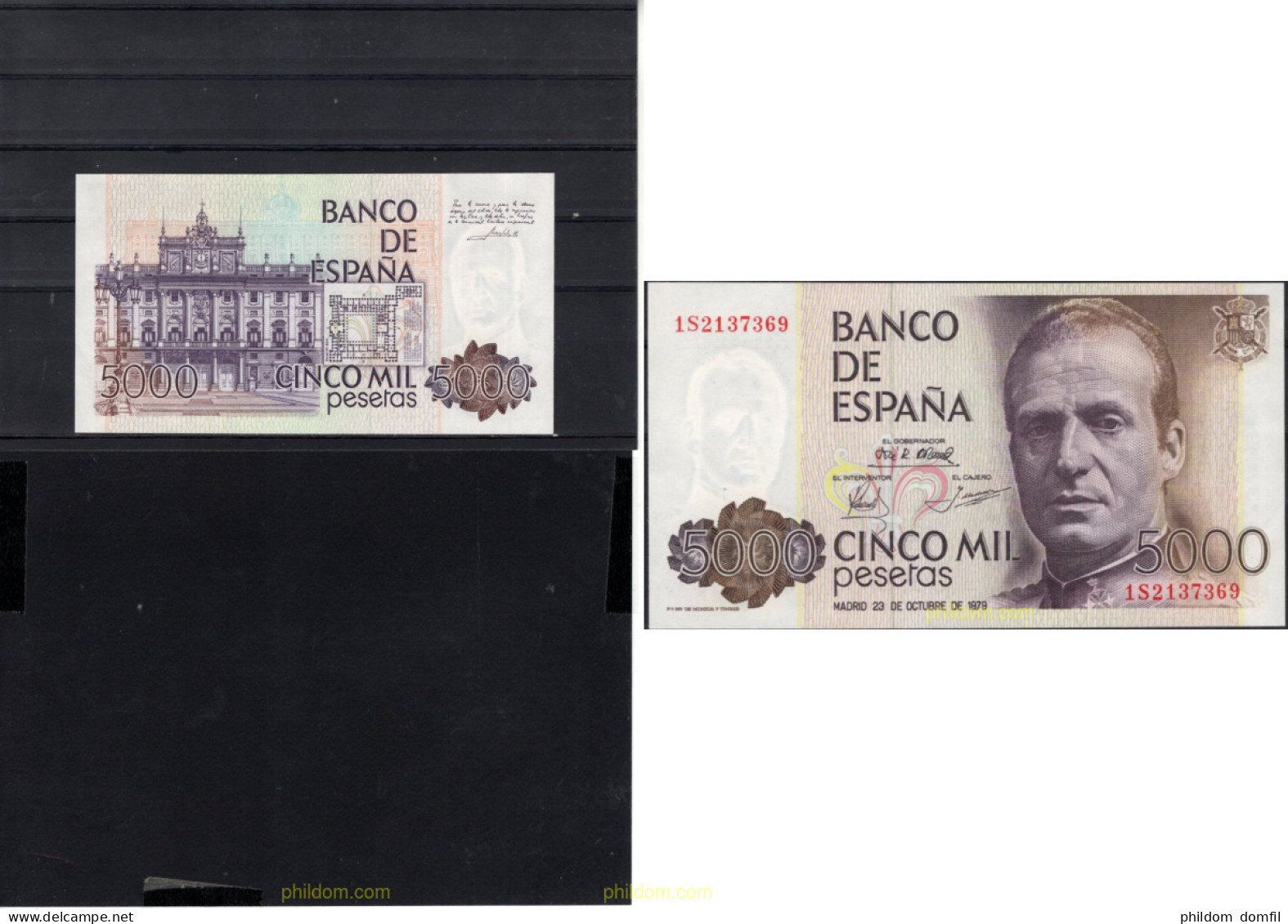 8504 ESPAÑA 1979 5000 Pesetas 23 De Octubre De 1979 - Juan Carlos I - [ 4] 1975-… : Juan Carlos I