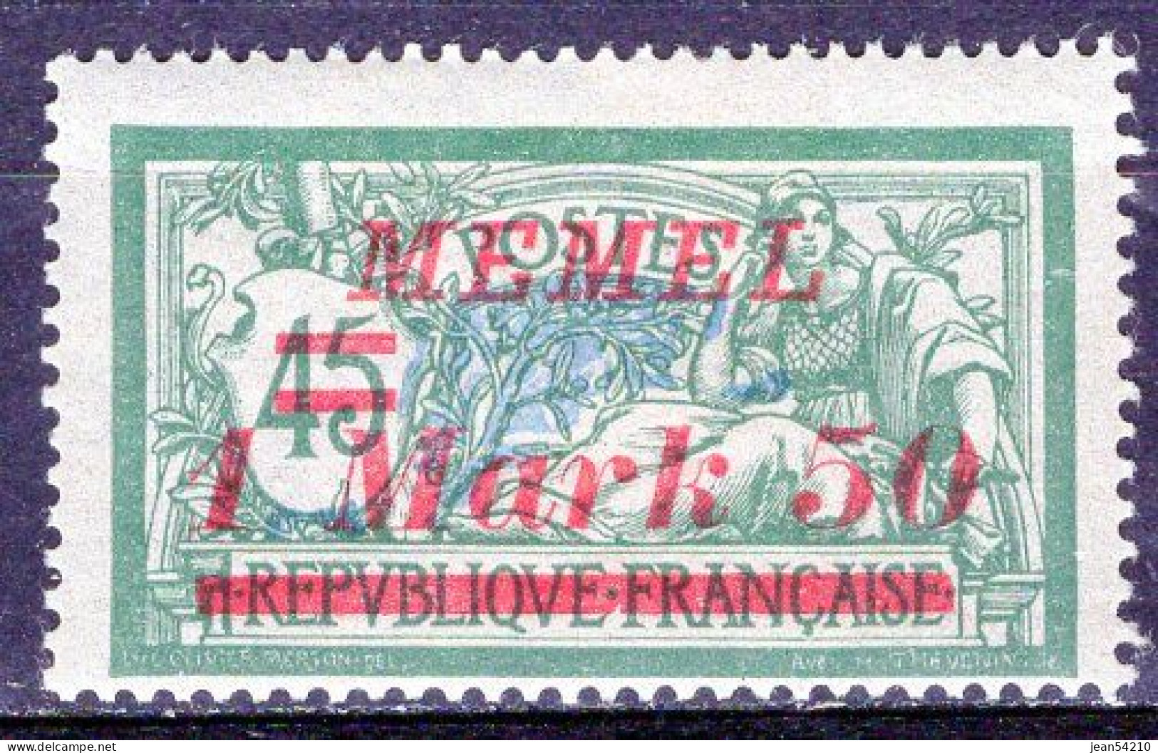 MEMEL - Timbre N°59 Neuf A/charnière - Unused Stamps
