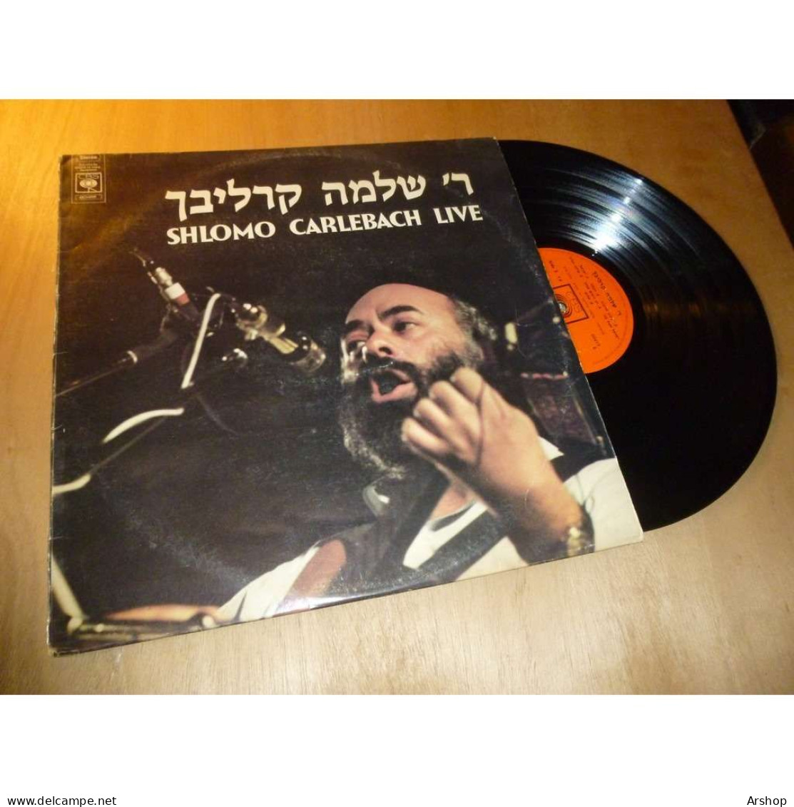 SHLOMO CARLEBACH Live CHANSON FOLK ISRAEL CBS 80419 Lp 1974 - Música Del Mundo