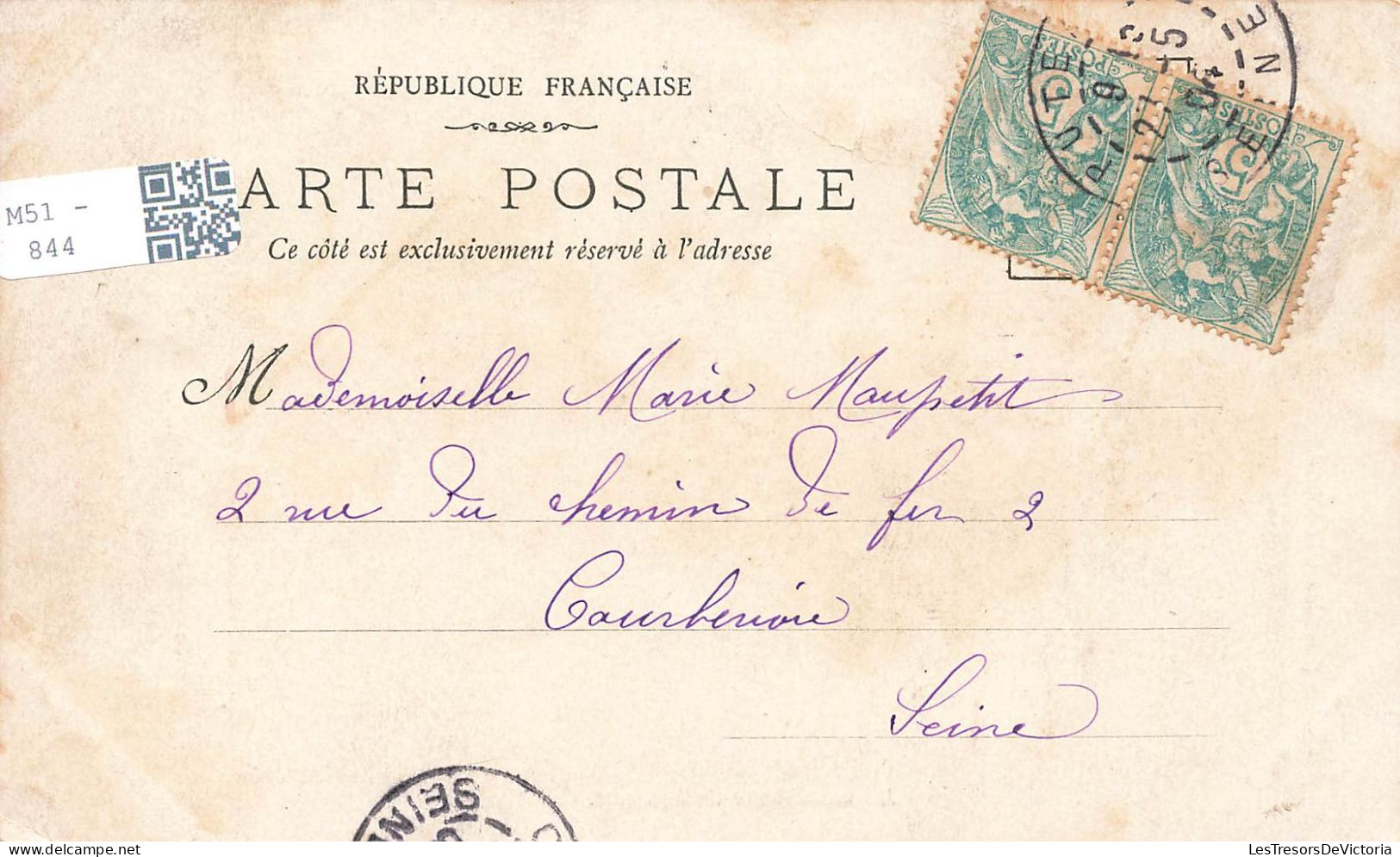 PUBLICITE - Chocolat Vinay - Le Marchande De Légumes - Femmes - Série III - N 19 - Carte Postale Ancienne - Werbepostkarten