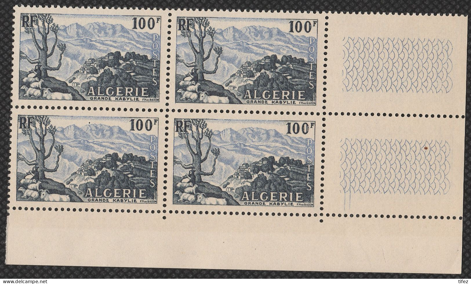 Année 1955-N°331 Neufs**MNH : Paysage De Grande Kabylie - Bloc De 4 (db1) - Ongebruikt