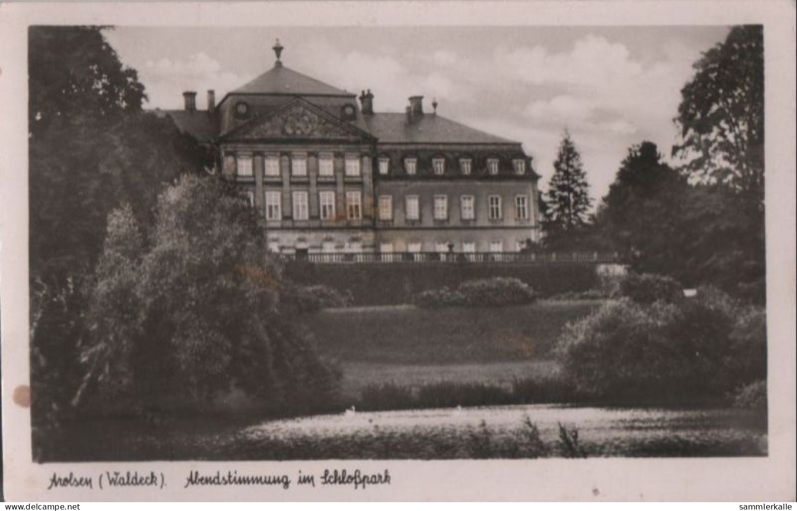 38516 - Bad Arolsen - Abendstimmung Im Schlosspark - Ca. 1955 - Bad Arolsen