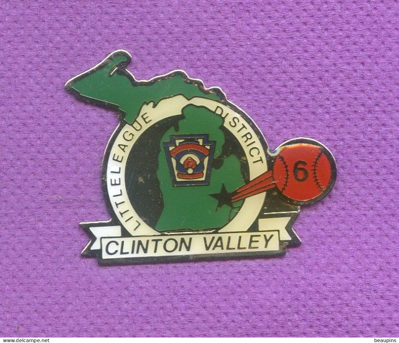 Rare Pins Baseball Clinton Valley N226 - Baseball