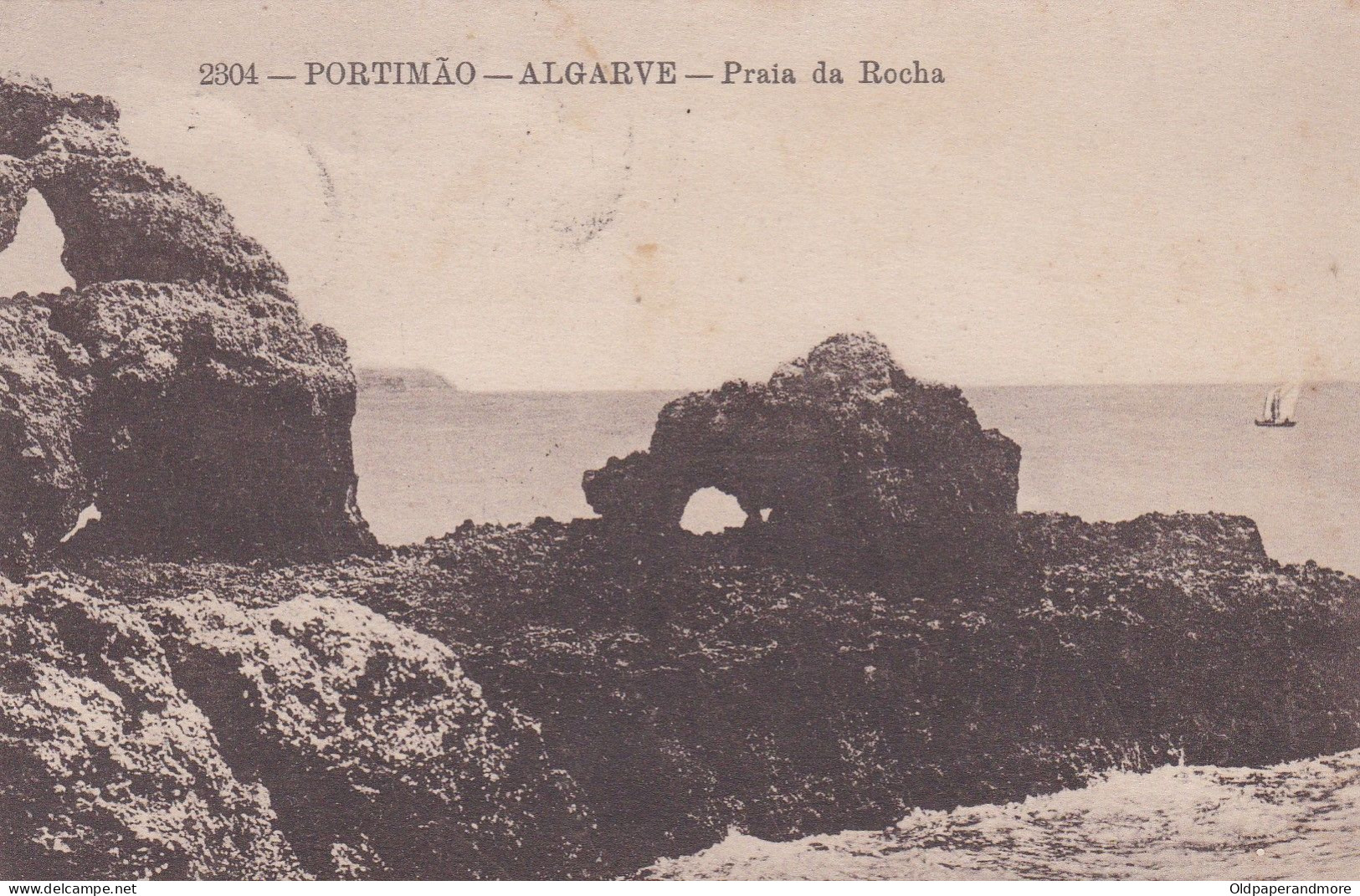 POSTCARD PORTUGAL - ALGARVE - PORTIMÃO - PRAIA DA ROCHA - Faro