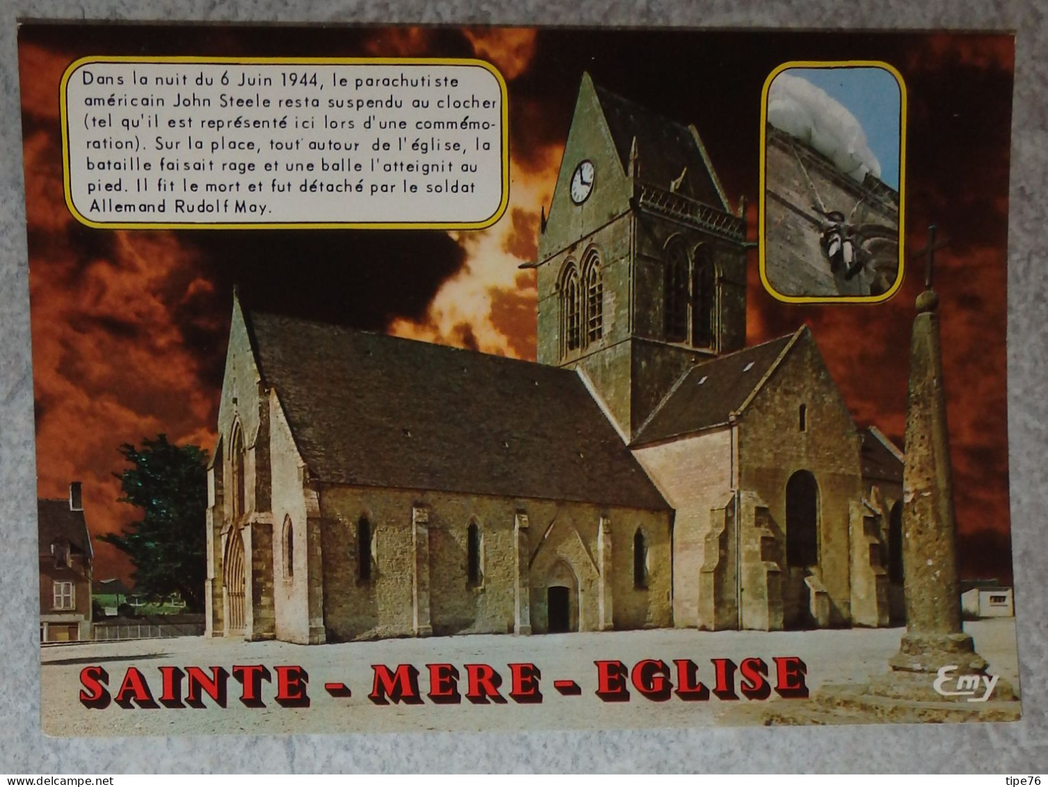 50 Manche CPM Sainte Ste Mère église église Parachutiste - Sainte Mère Eglise