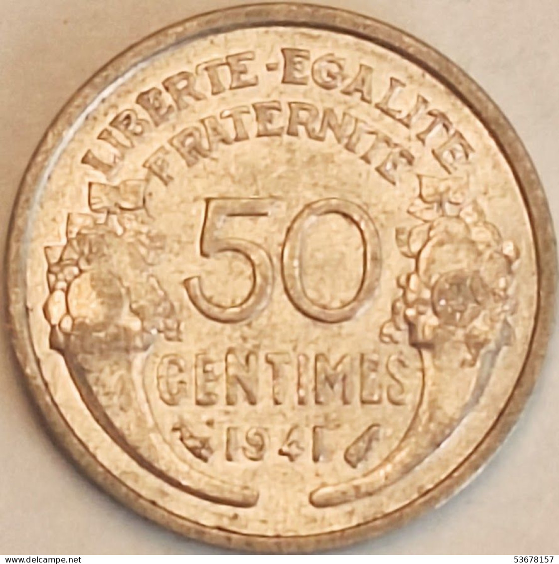 France - 50 Centimes 1941, KM# 894.1a (#4051) - 50 Centimes