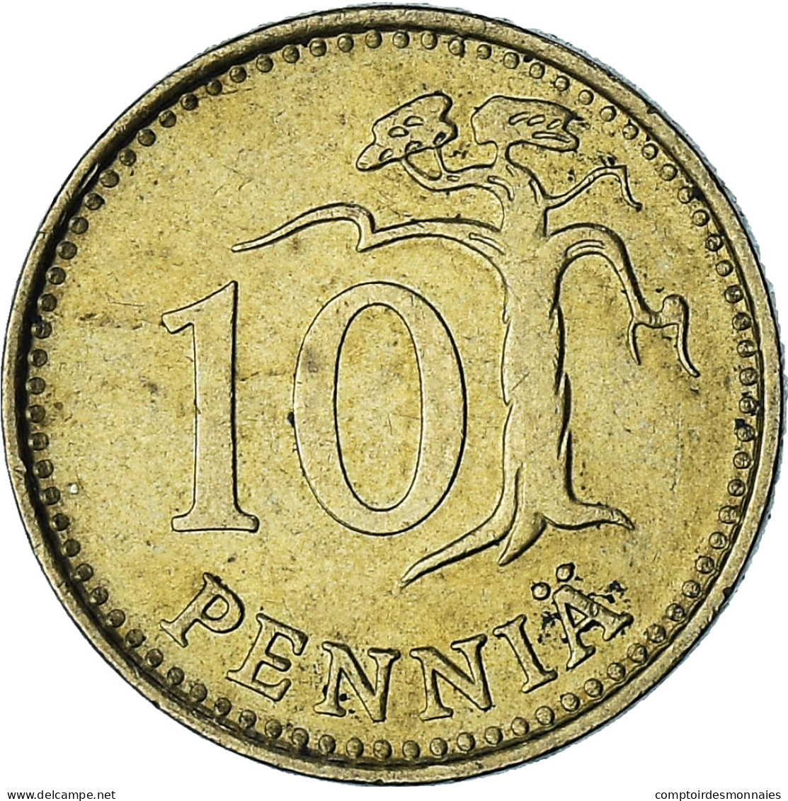 Finlande, 10 Pennia, 1981 - Finlande