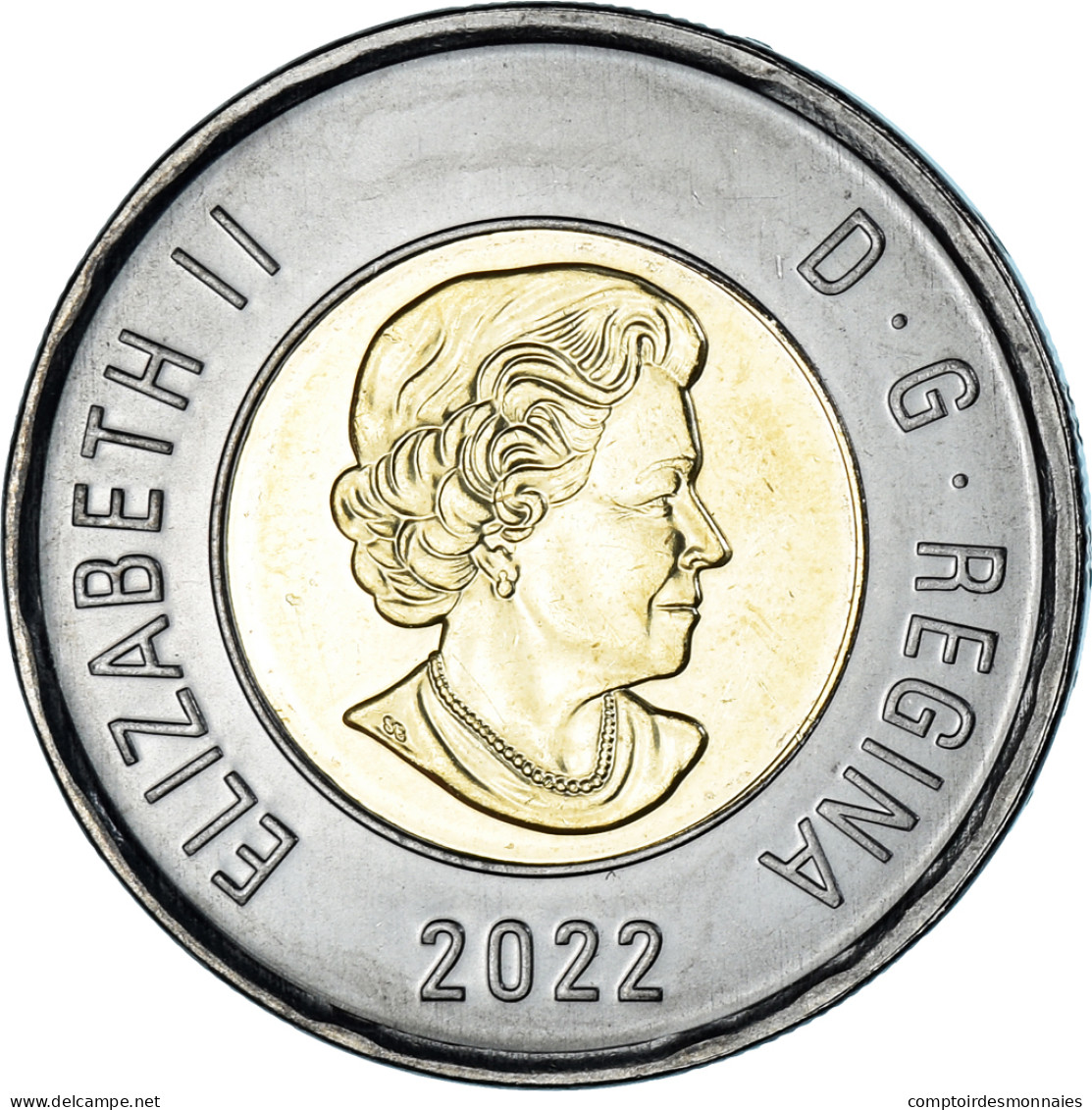 Monnaie, Canada, 2 Dollars, 2022, Royal Canadian Mint, Posthume Hommage Solennel - Canada