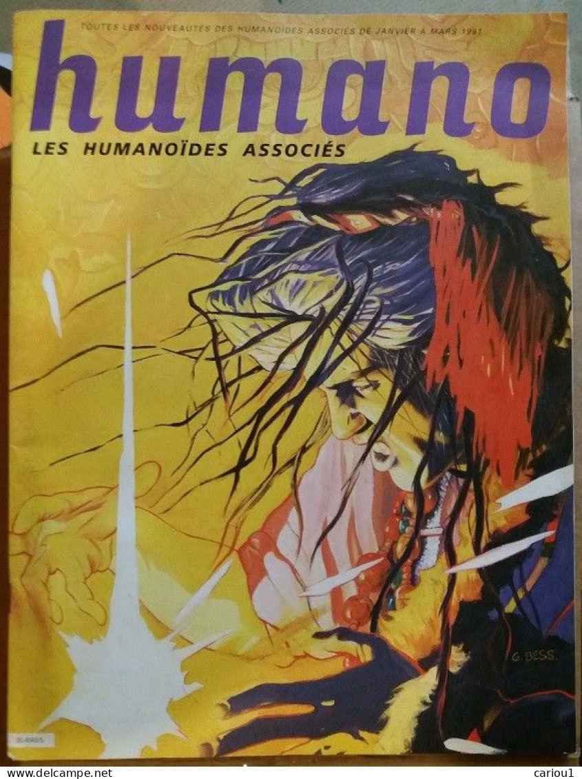 C1 Bulletin L HUMANO Humanoides Associes 1991 36 Pages GRAND FORMAT COULEURS Port Inclus France - Métal Hurlant