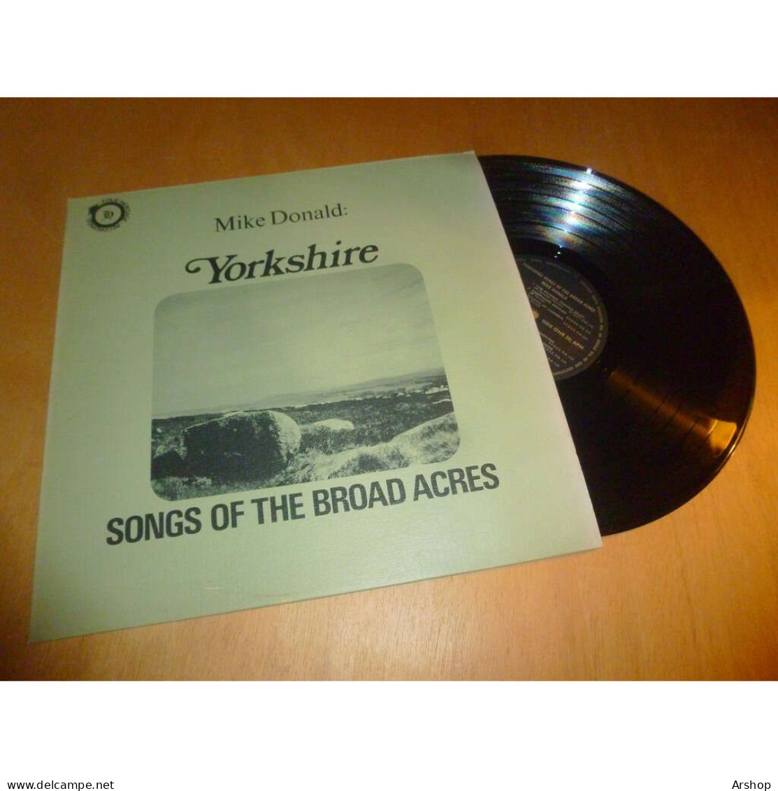 MIKE DONALD Yorkshire Songs Of The Broad Acres ANGLETERRE FOLK HERITAGE Recording Lp 1971 - Country Et Folk