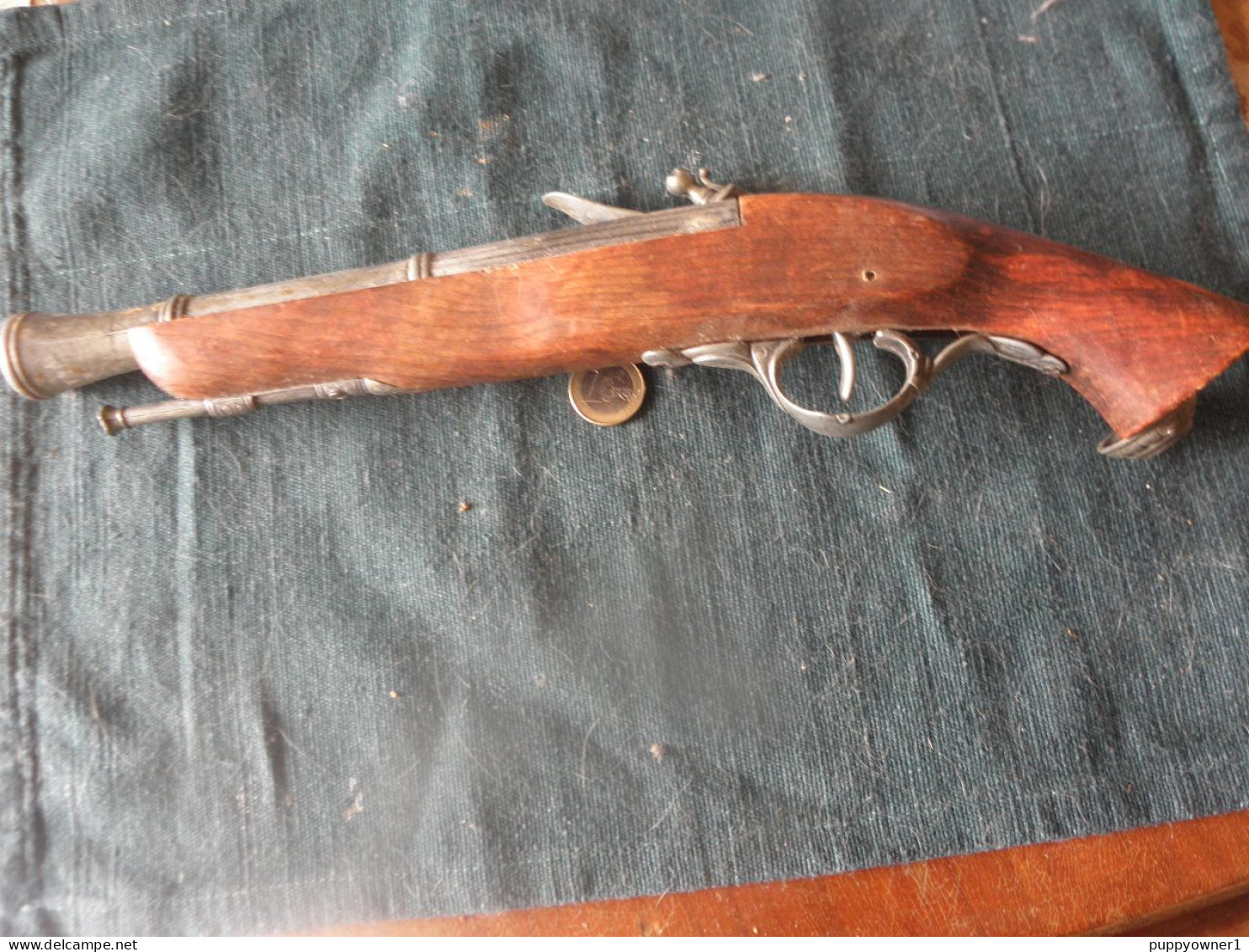 reproduction de pistolet à silex style 1830
