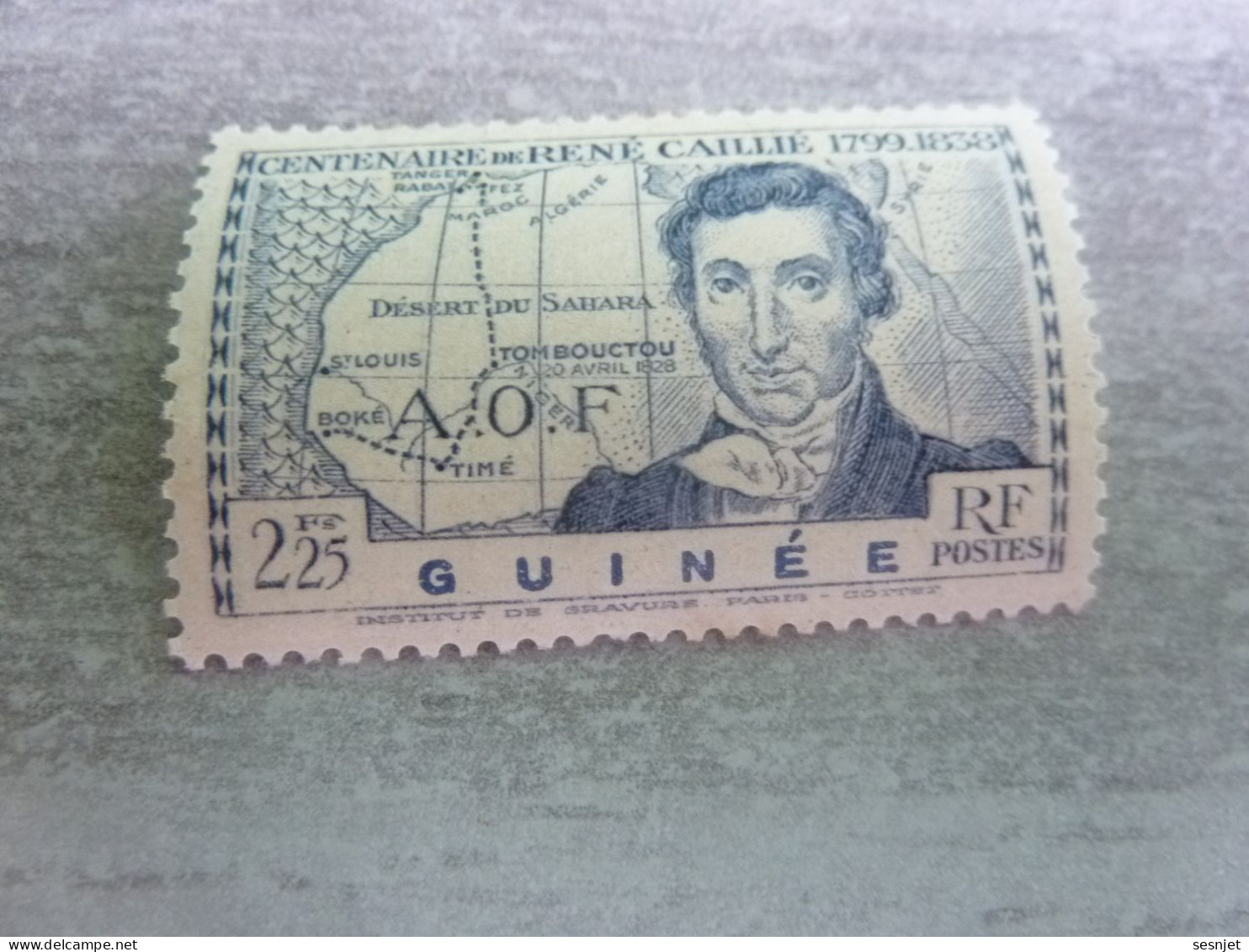 René Caillié (1709-1838) - A.o.f. - Guinée - 2f.25 - Yt 150 - Outremer - Neuf Sans Trace - Année 1939 - - Nuevos