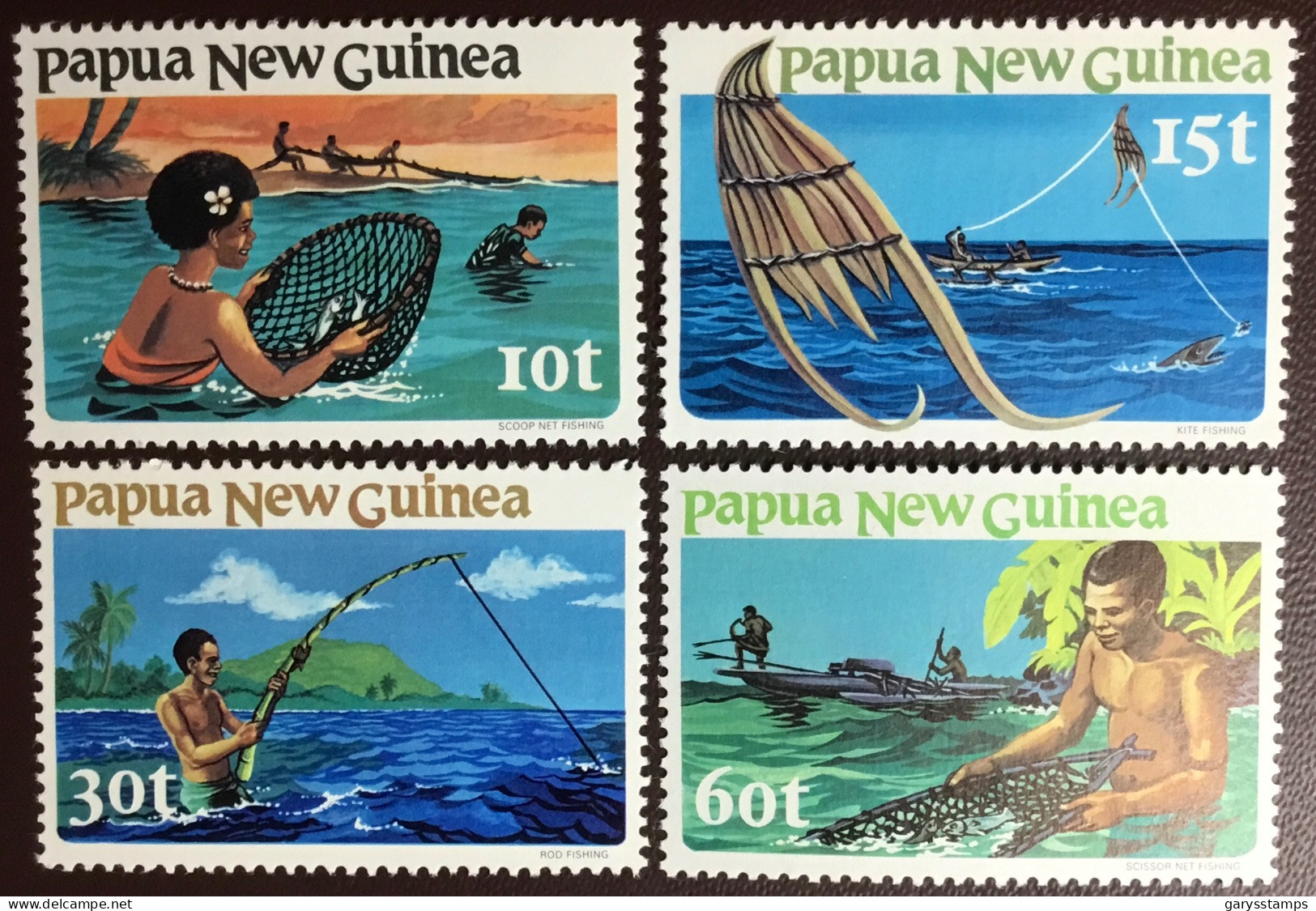 Papua New Guinea 1981 Fishing MNH - Papua-Neuguinea