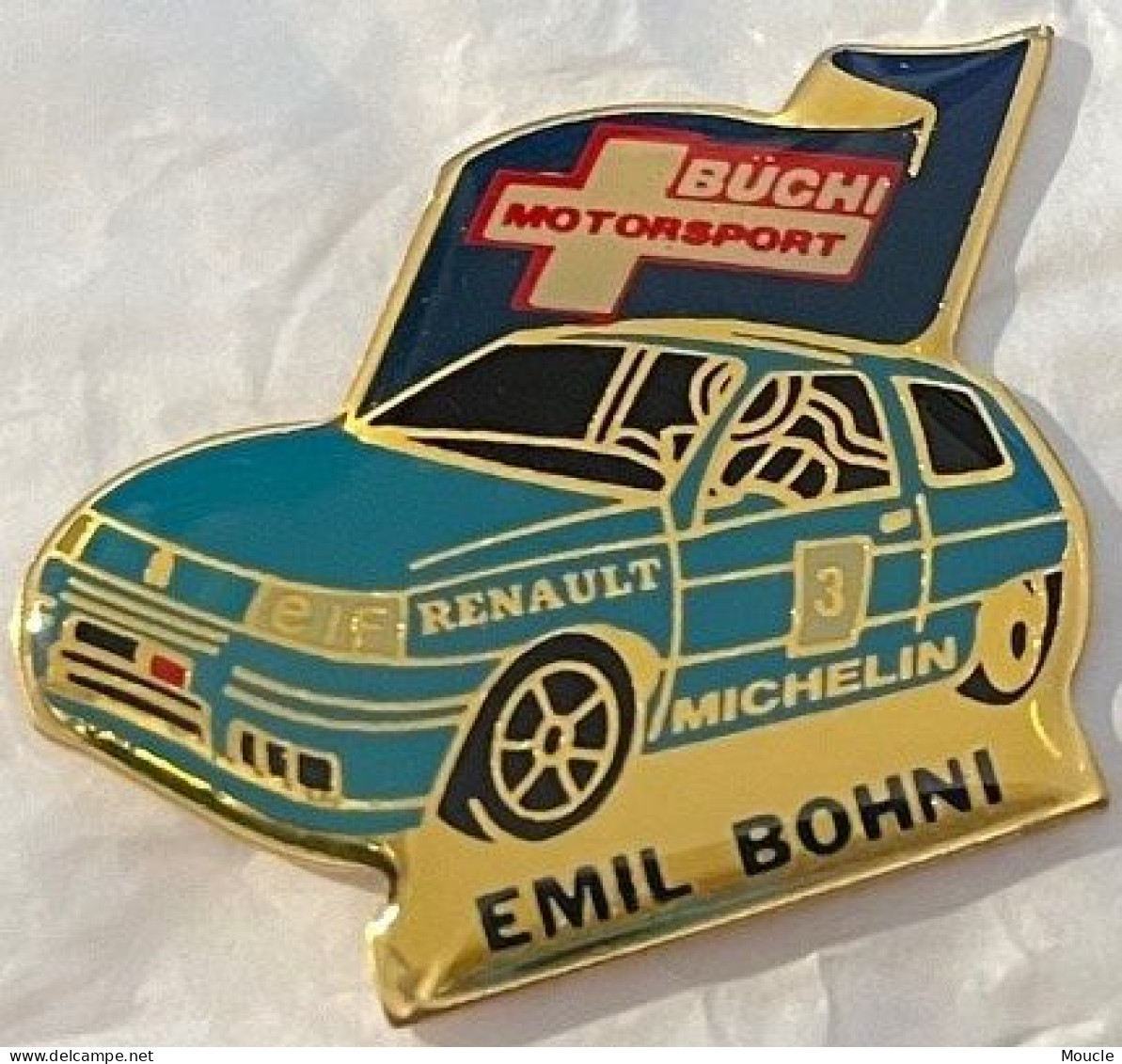 RALLYE - RENAULT  BLEUE N°3 - ELF - MICHELIN - VOITURE - CAR - AUTOMOBILE - AUTO - EMIL BOHNI - BUCHI MOTORSPORT - (31) - Rallye