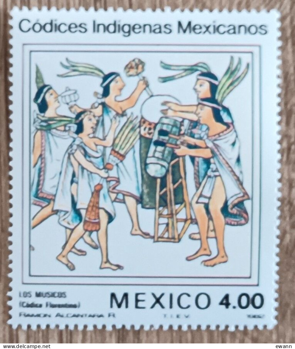 Mexique - YT N°987 - Manuscrit Ancien Des Indigènes Mexicains - 1982 - Neuf - Messico