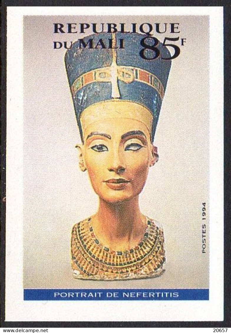 Mali 0649 Imperforé, Egyptologie , Néfertiti , Reine, Pharaon - Archeologia