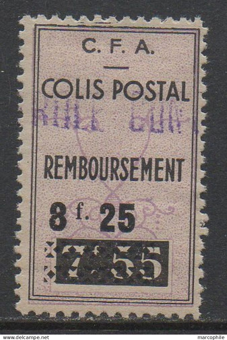 ALGERIE - COLIS POSTAUX /1941 8F25 SUR 7F55 YVERT # 79 *  (ref T1952) - Parcel Post