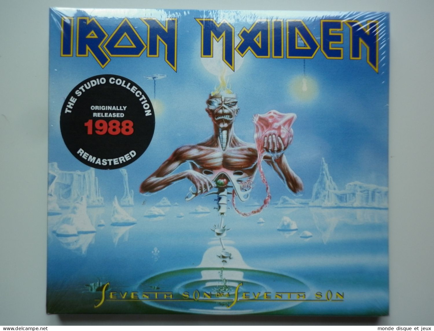 Iron Maiden Cd Album Digipack Seventh Son Of A Seventh Son - Otros - Canción Francesa