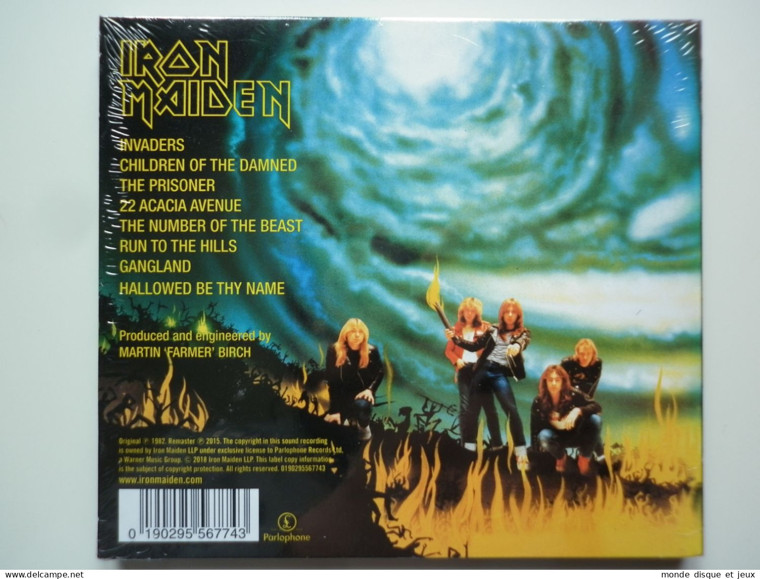 Iron Maiden Cd Album Digipack The Number Of The Beast - Otros - Canción Francesa
