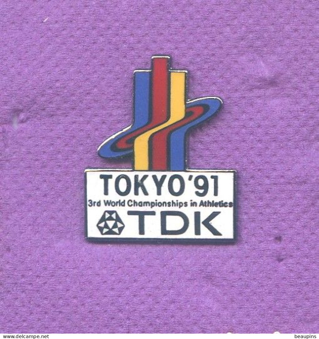 Rare Pins Tdk Tokyo 91 Sport Egf N289 - Altri & Non Classificati