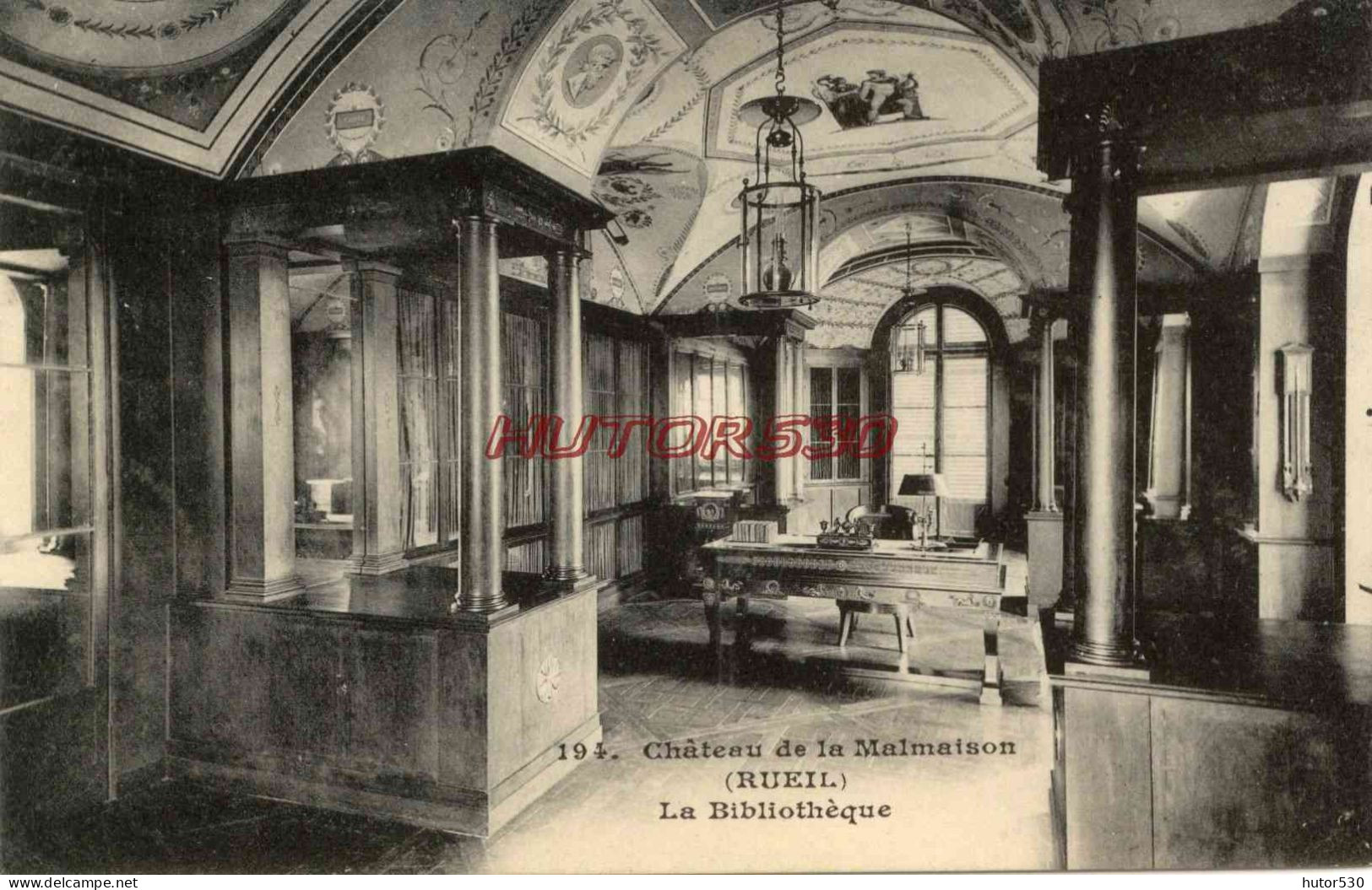 CPA RUEIL - CHATEAU DE MALMAISON - LA BIBLIOTHEQUE - Chateau De La Malmaison