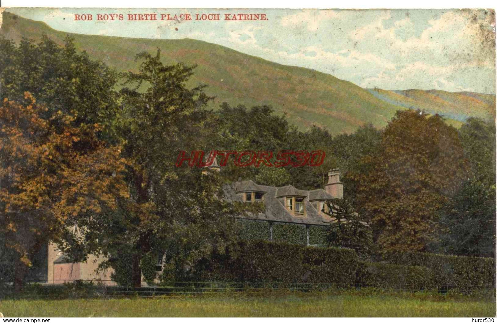 CPA - BOB ROY'S PLACE LOCH KATRINE - Stirlingshire