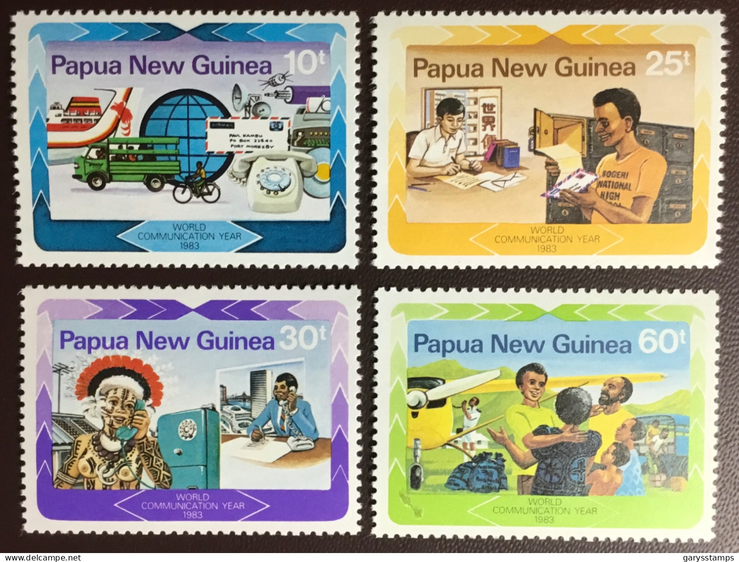 Papua New Guinea 1983 World Communications Year MNH - Papua New Guinea