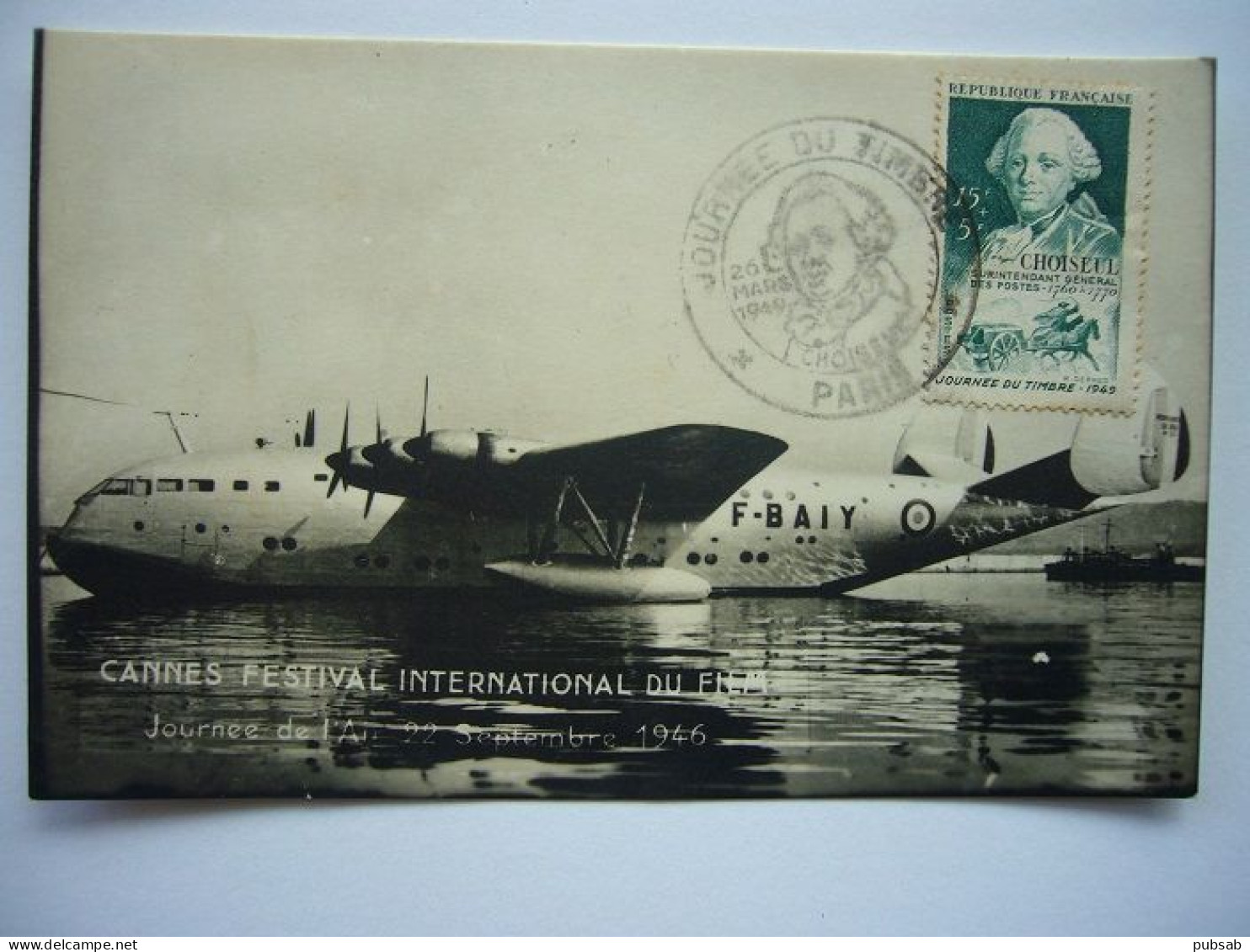 Avion / Airplane / SNCASE / Seaplane / Hydravion S.E. 200 / Carte Maximum - 1939-1945: 2. Weltkrieg