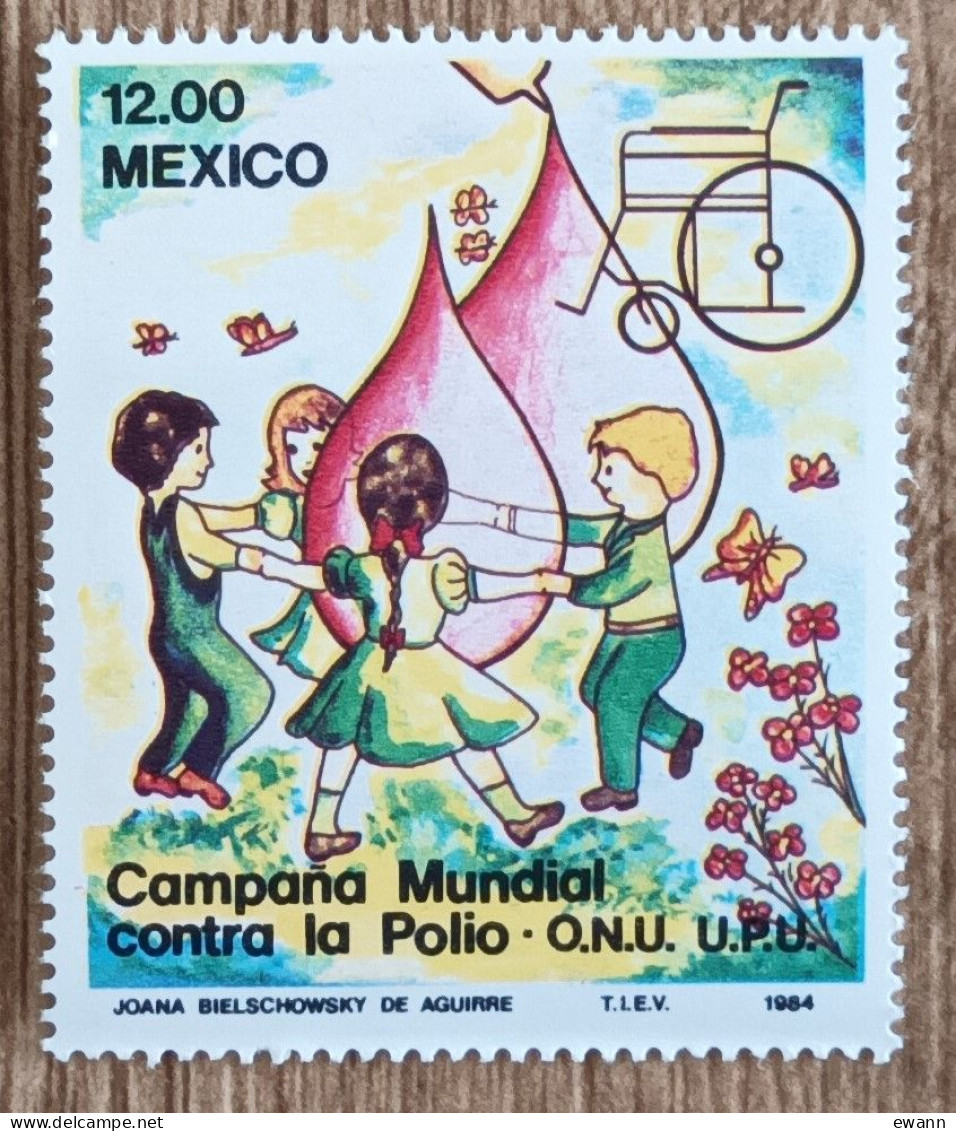 Mexique - YT N°1040 - Campagne Mondiale Contre La Poliomyélite - 1984 - Neuf - Messico