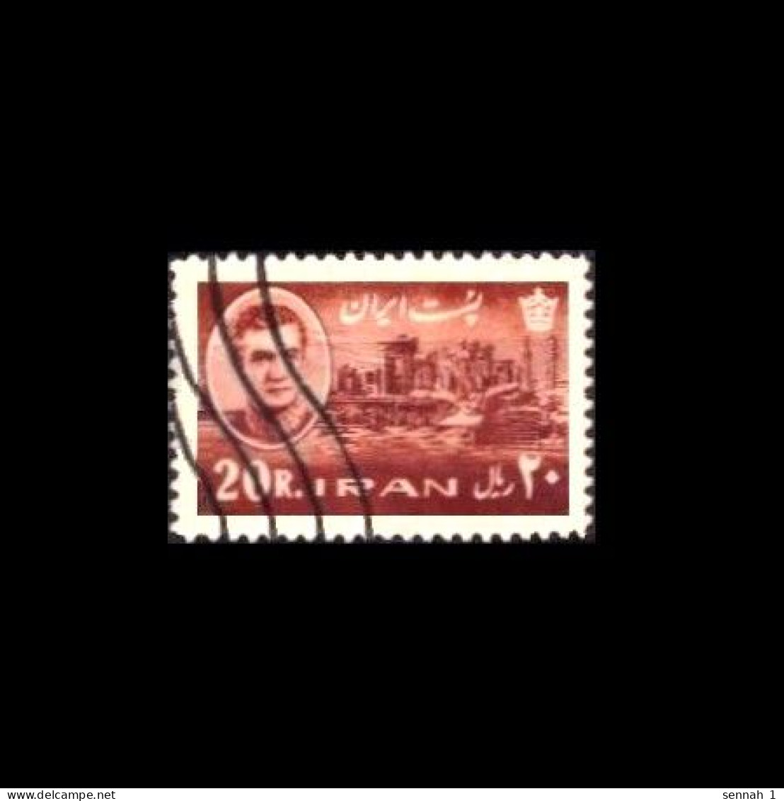 Iran: 'Moḥammad-Reża Pahlavī, Schah [Shah] – Persepolis, 1966', Mi. 1138; Yv. 1011; Sc. 1221; SG 1267 Oo - Iran