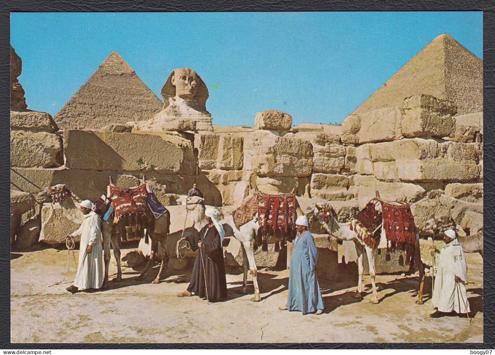 Egypte Giza Grand Sphinx Et Pyramide De Keops - Gizeh