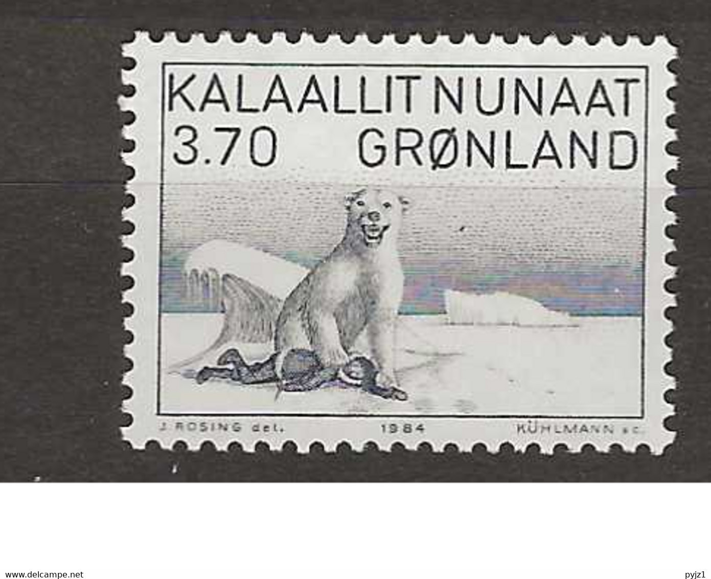 1984 MNH Greenland, Mi 147 Postfris** - Unused Stamps