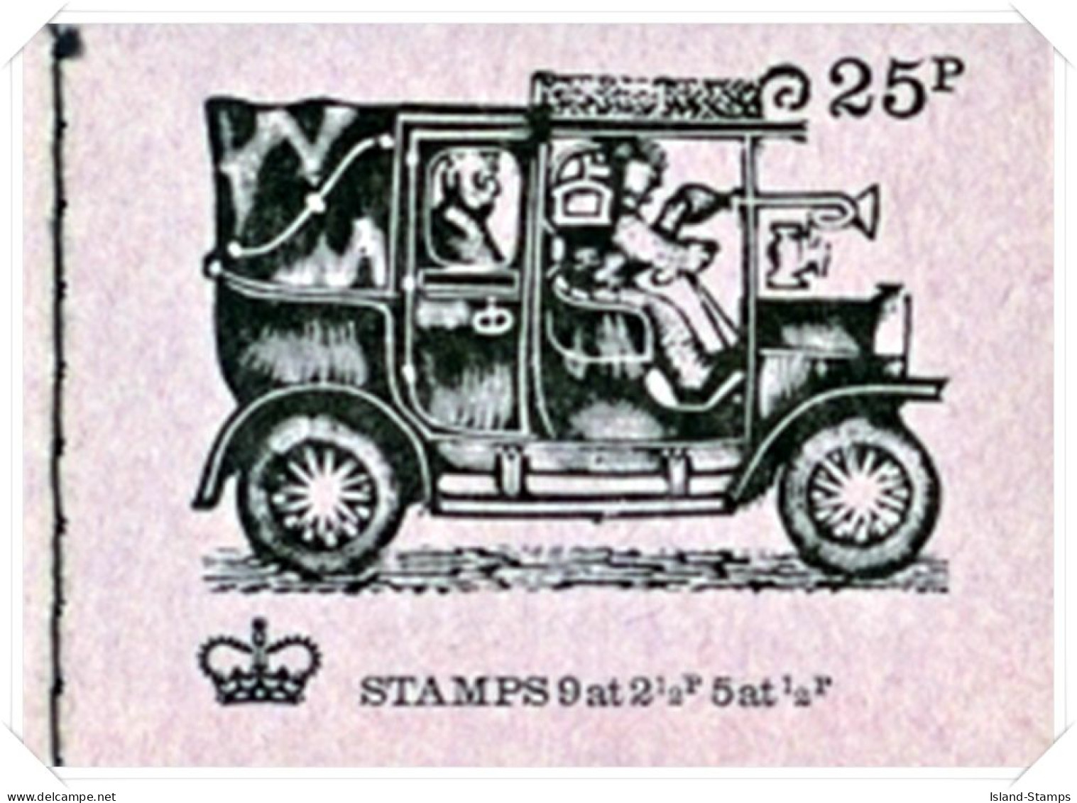 DH49 December 1972 25p Decimal Stitched Stamp Booklet NB1-4 - Postzegelboekjes