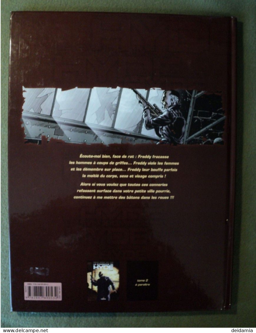 LE SYNDROME DE HYDE TOME 1. EO DE 2007. TRAQUE . DELCOURT CORBEYRAN / GUERINEAU / DEFALI / HEDON. - Original Edition - French