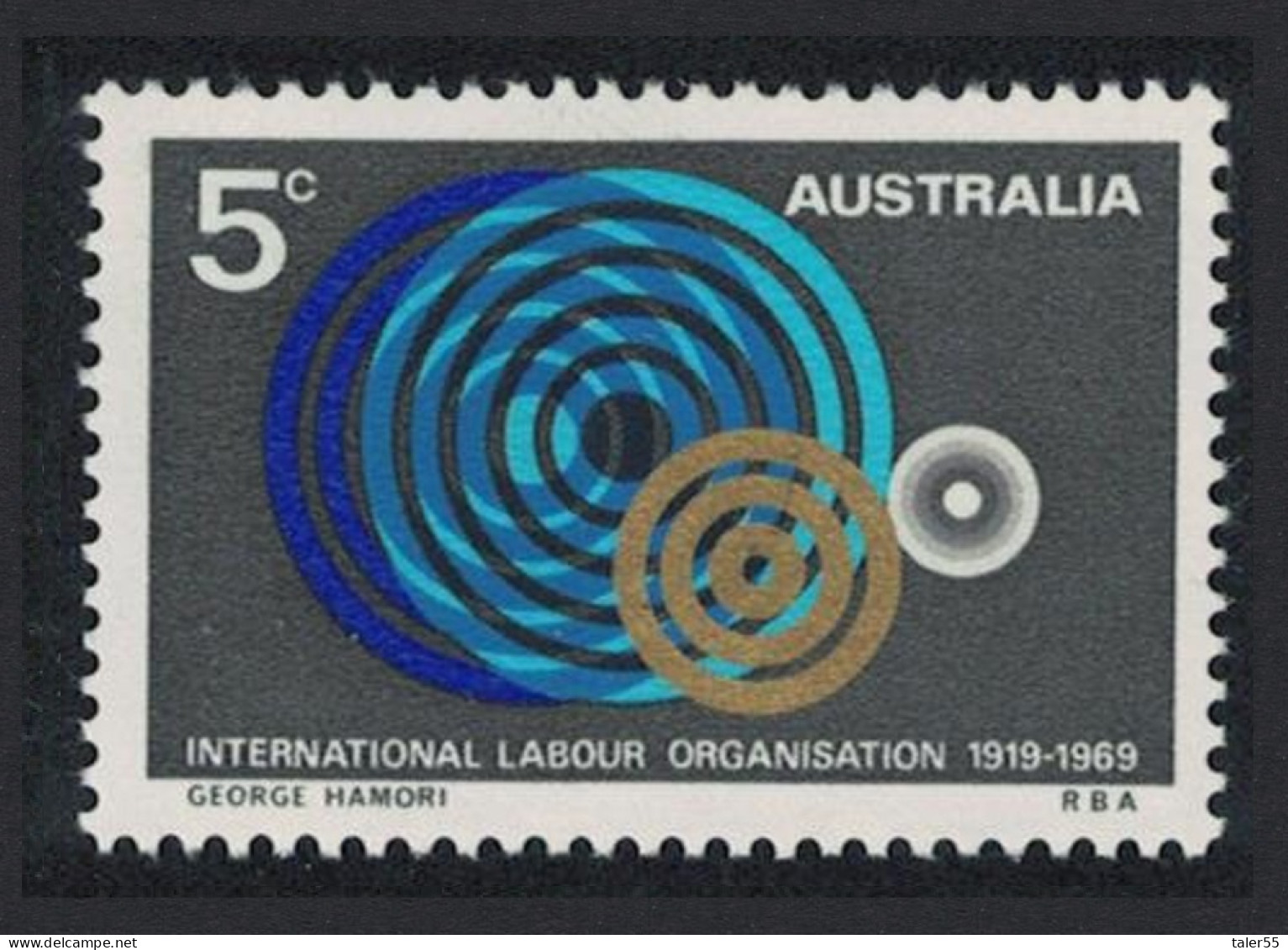 Australia ILO 1969 MNH SG#439 - Nuovi