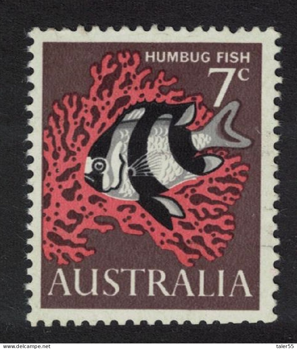 Australia White-tailed Dascyllus 'Humbug Fish' 1966 MNH SG#388 - Mint Stamps