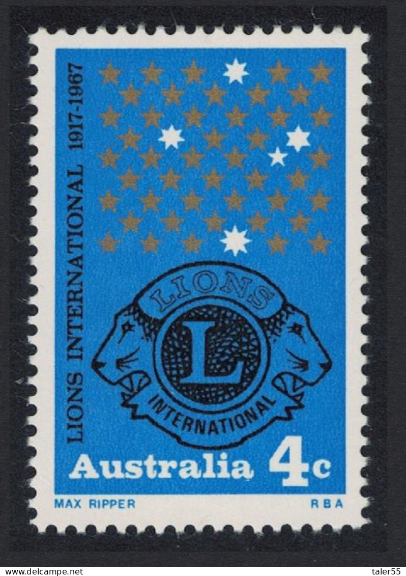 Australia Lions International 1967 MNH SG#411 - Mint Stamps