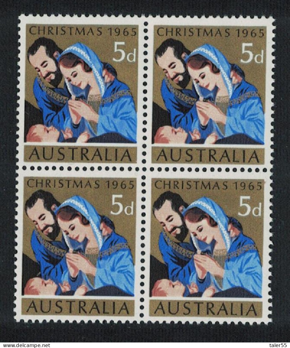 Australia Christmas Block Of 4 1965 MNH SG#381 - Ongebruikt