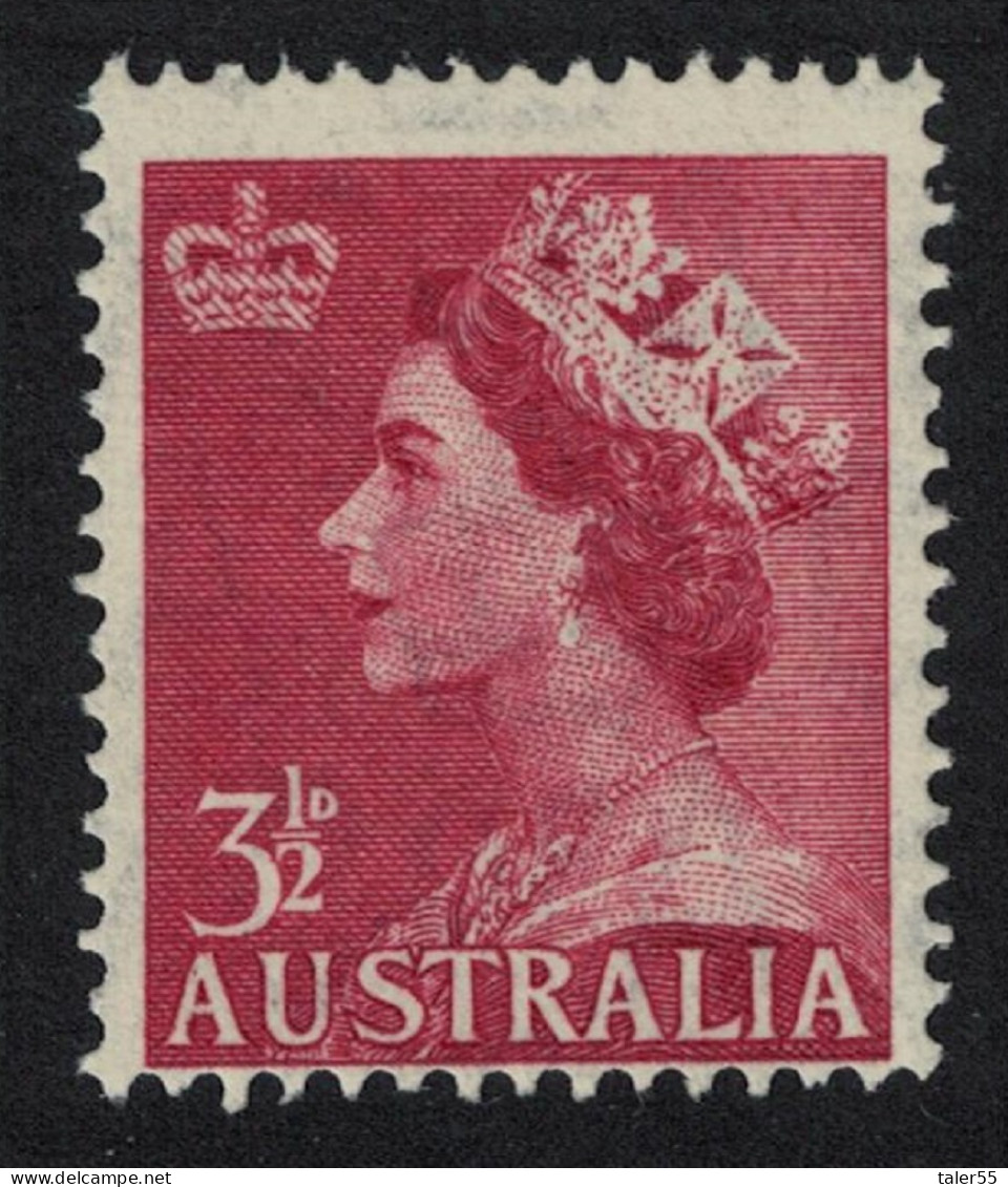 Australia Queen Elizabeth II 3d No Watermark 1956 MNH SG#262a - Mint Stamps