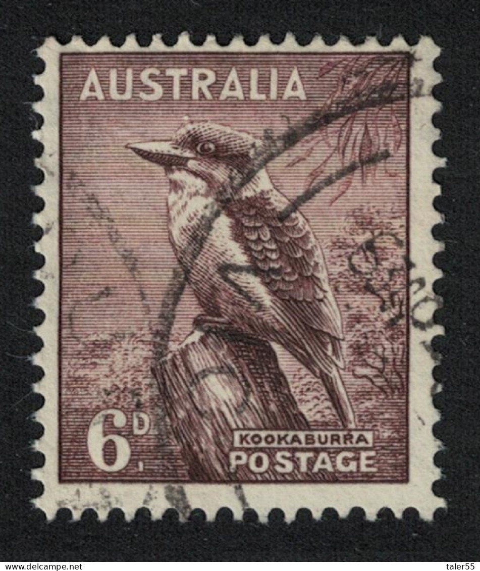 Australia Laughing Kookaburra Bird 6c Round Cancel 1932 Canc SG#190 - Oblitérés