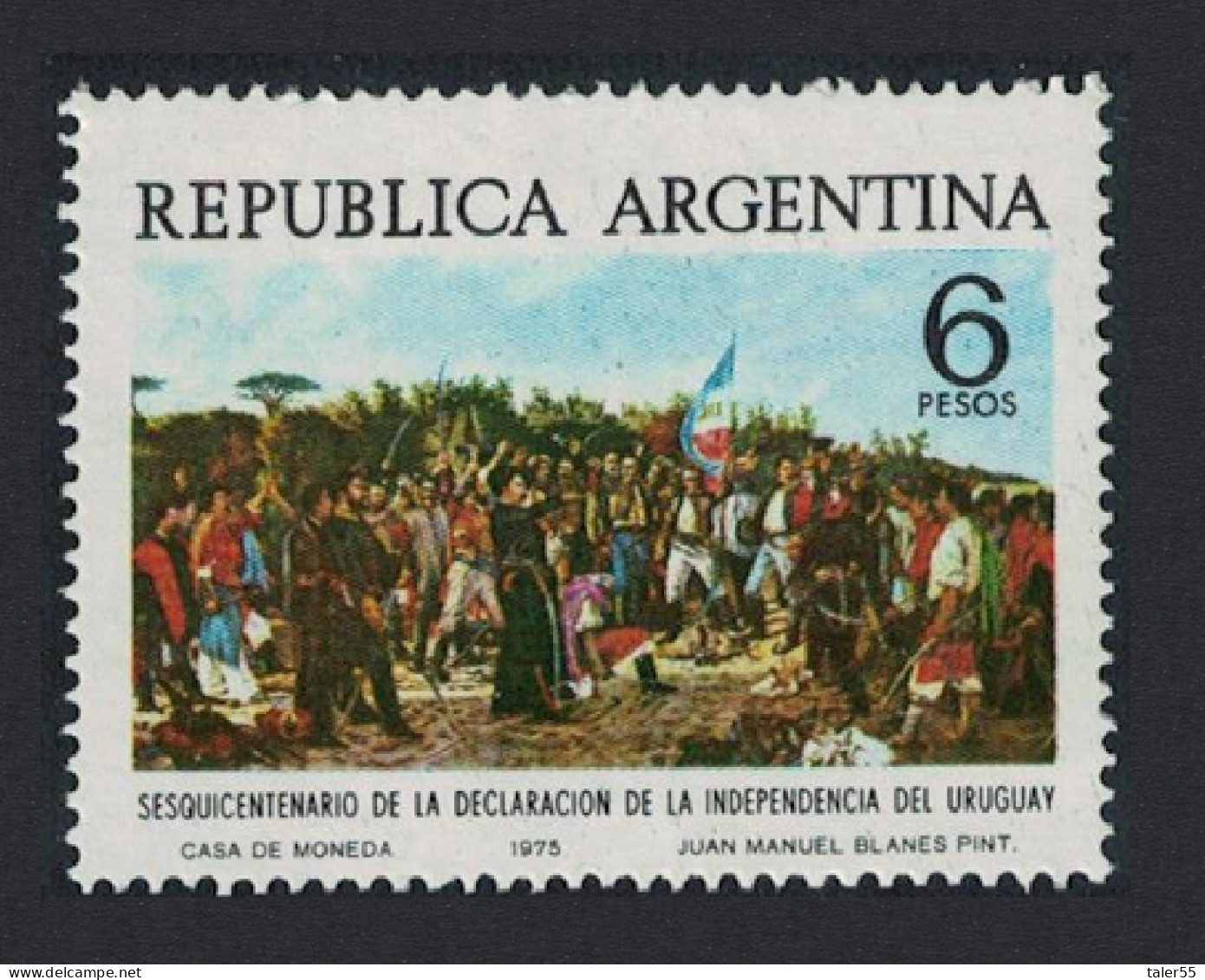 Argentina Uruguayan Independence 1975 MNH SG#1480 - Unused Stamps