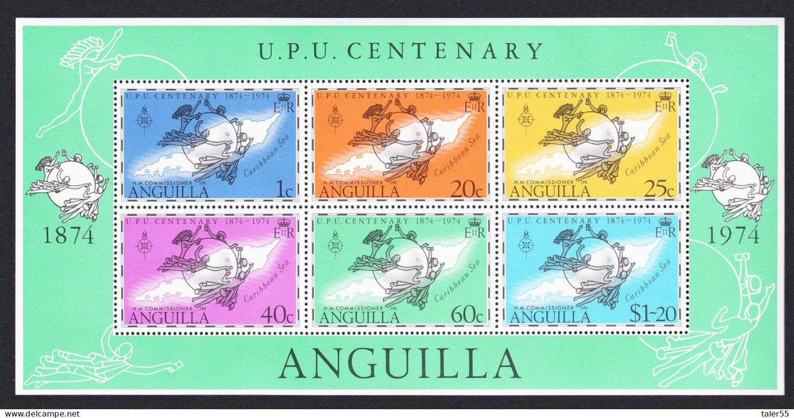 Anguilla UPU MS 1974 MNH SG#MS194 Sc#204a - Anguilla (1968-...)