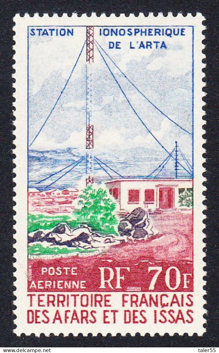 Afar And Issa Opening Of Ionospheric Research Station 1970 MNH SG#547 MI#40 Sc#C57 - Unused Stamps