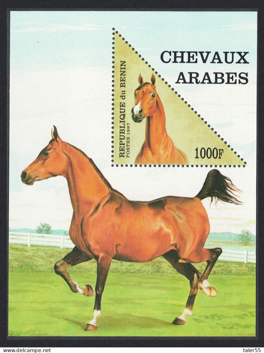 Benin Arab Horses MS 1997 MNH SG#MS1630 - Bénin – Dahomey (1960-...)