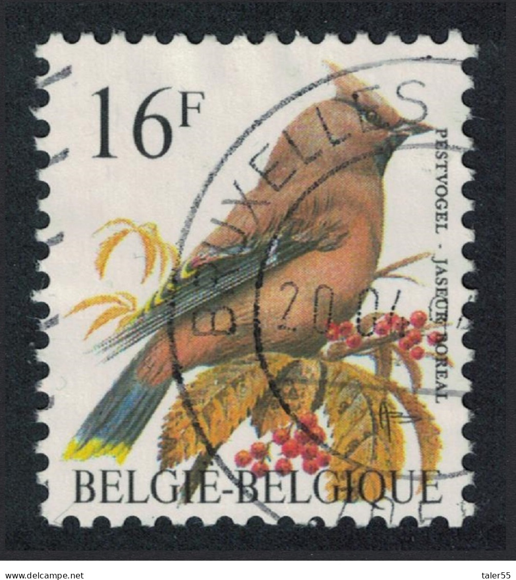 Belgium Bohemian Waxwing Bird Buzin 'Jaseur Boreal' 16f 1994 Canc SG#3088a MI#2586y Sc#1447 - Oblitérés