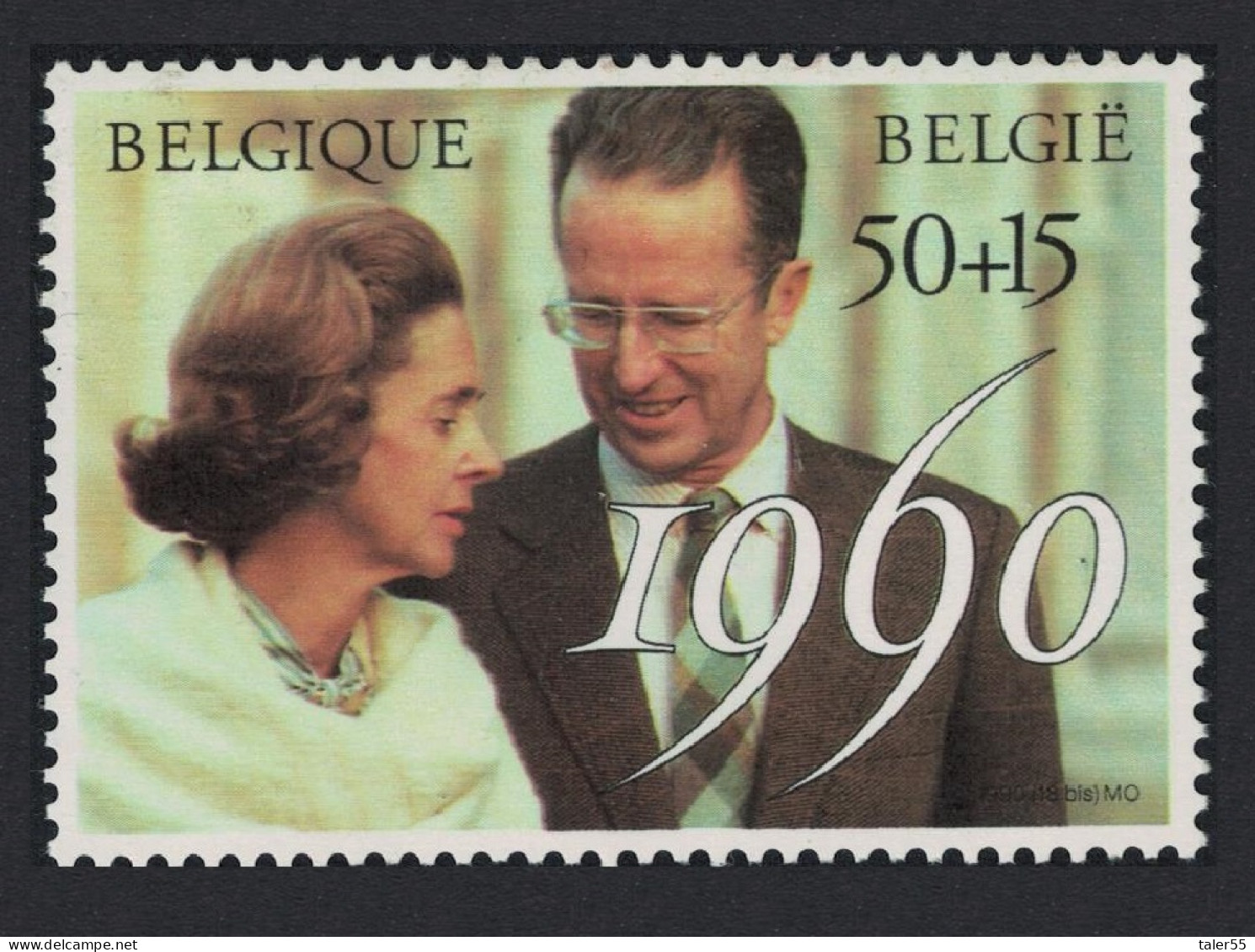 Belgium Royal 30th Wedding Anniversary 1990 MNH SG#3046 - Neufs