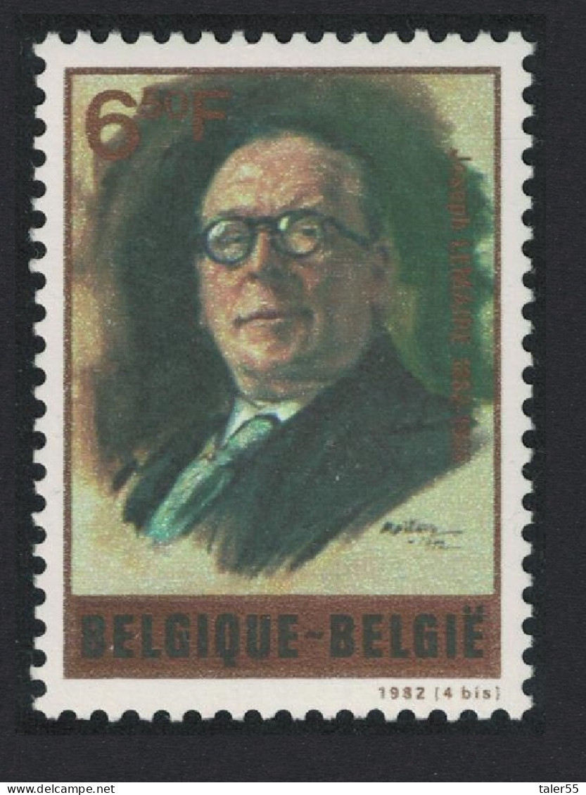 Belgium Joseph Lemaire Minister Of State 1982 MNH SG#2691 - Neufs
